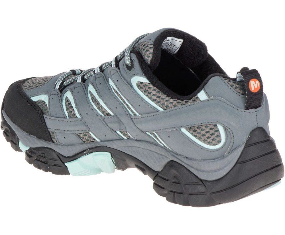 Merrell Hiking Shoes Grey - Moab 2 GORE-TEX® - Womens 59NSMEVIL